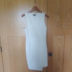 Surplice Front Pleated Dress